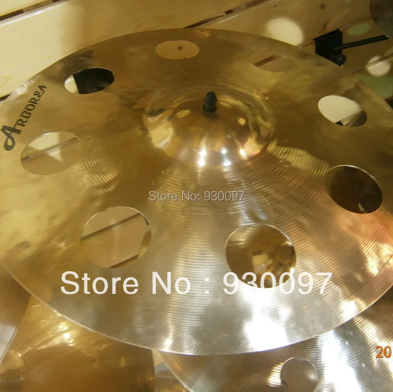 

best selling hole cymbal, 100% hand made effect cymbal, professional B20 A3 cymbal