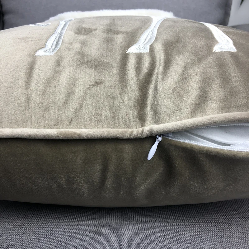 Наволочка с шерстяной вышивкой в рождественском стиле Высококачественная