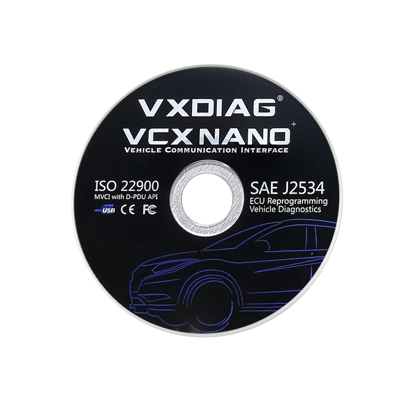 VXDIAG VCX NANO для toyota tis последние V14.00.018 USB 2,0 полностью совместим с SAE J2534 VXDIAG для toyota автомобили OBD2 сканер