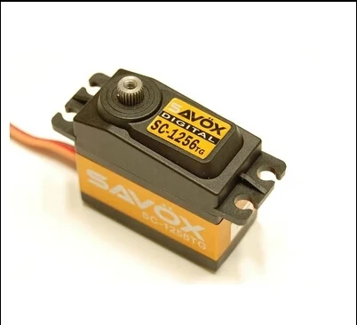 Большой цифровой сервопривод Savox Sc 1256tg 1256 без сердечника для рулевого управления