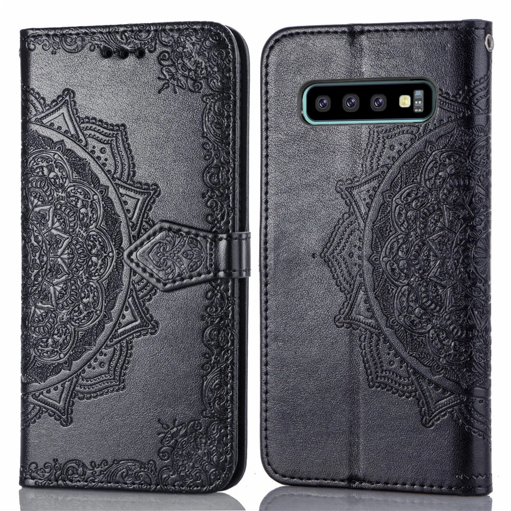 Кожаный чехол-бумажник с откидной крышкой для телефона samsung Galaxy S10 5G S10e S10 Plus S10Plus S10lite S 10 e S10+ SM G9730 G9750 G9700