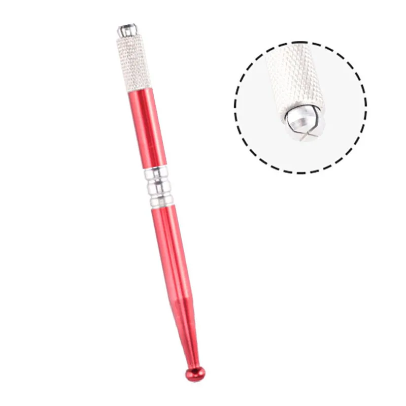 10pcs Tattoo Permanent Makeup Eyebrow Pen Dual-head Manual Microblading Embroidered Tools | Красота и здоровье