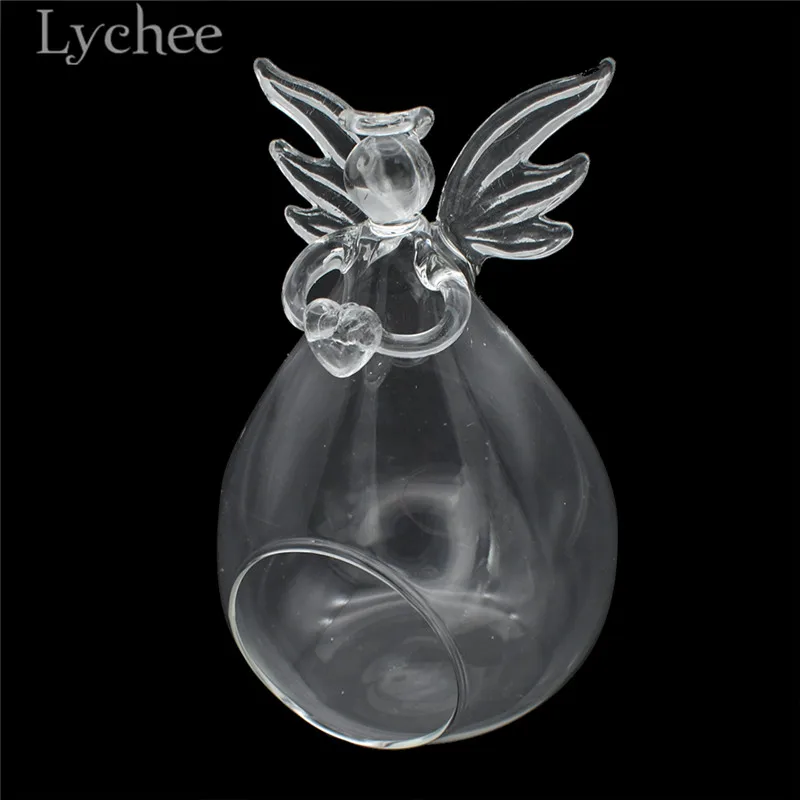 Lychee Angel Дизайн Подсвечник прозрачный стеклянный подсвечник домашний декор для