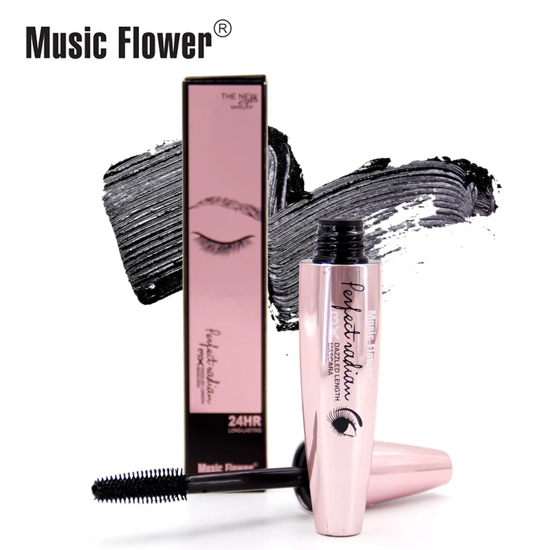 Тушь для ресниц Music Flower 4D волоконных и шелковых водостойкая тушь Rimmel 3D плотных