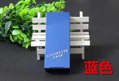 without lighter Металлическая Женская тонкая сигарета чехол ветрозащитная электронная сигарета зажигалка с перезаряжаемой USB зажигалкой DH7710 - Цвет: without lighter
