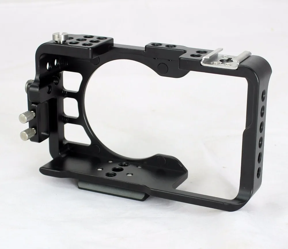 HONTOO A6300 A6500 cage rig DSLR A6 RIG 15 мм рельсовая система с 1/4 винтовым отверстием для SONY