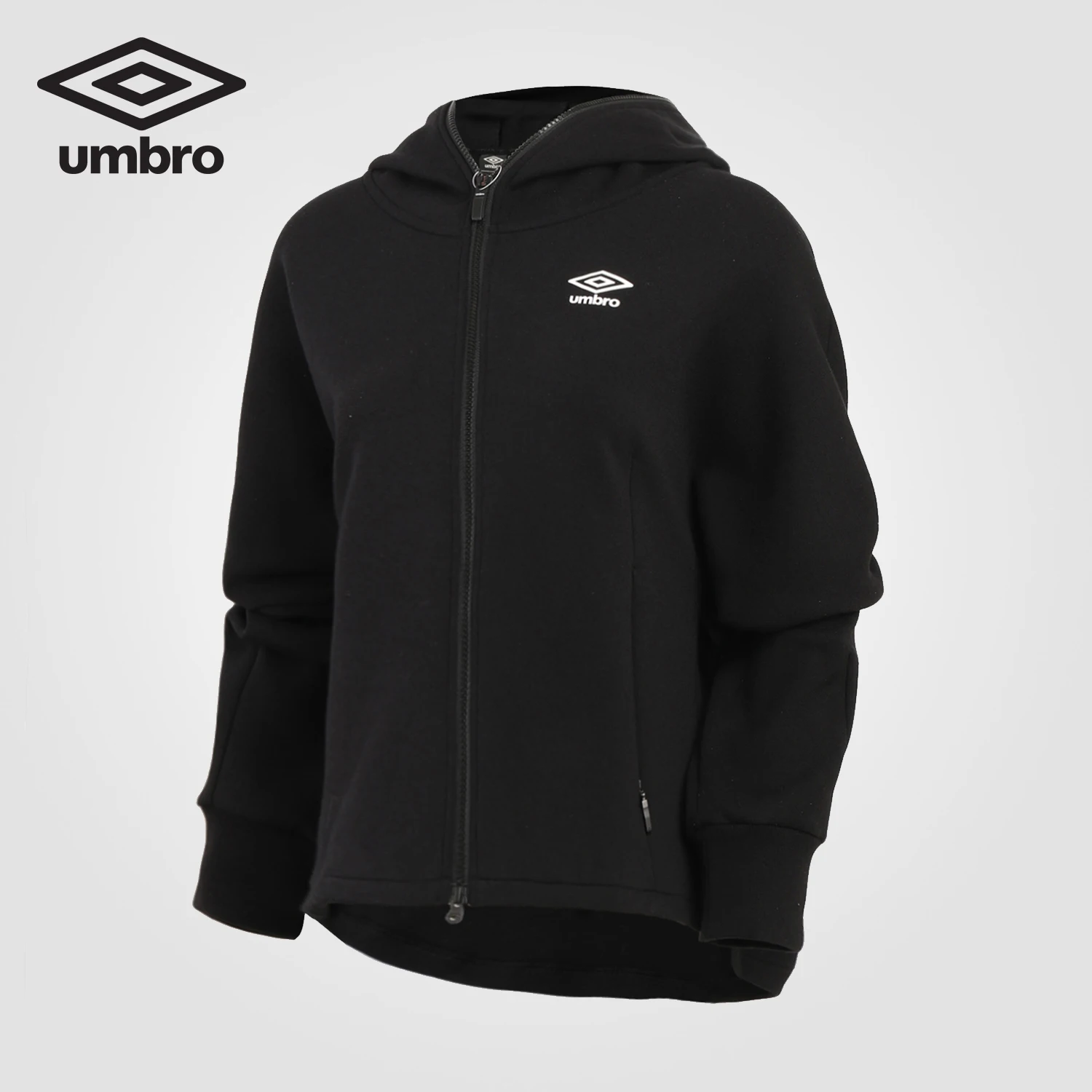 Umbro Весенний женский кардиган толстовка с капюшоном куртка на молнии Однотонный свитер UI191AP2414