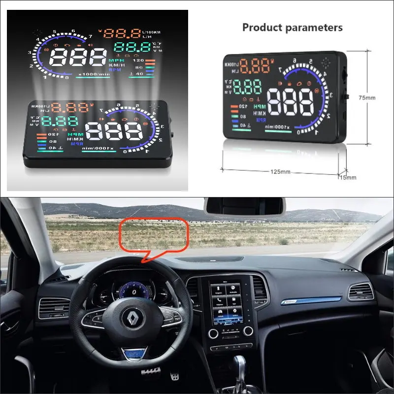Для Renault Megane 2008 2021 Авто головного средства ухода за кожей Шеи до Дисплей