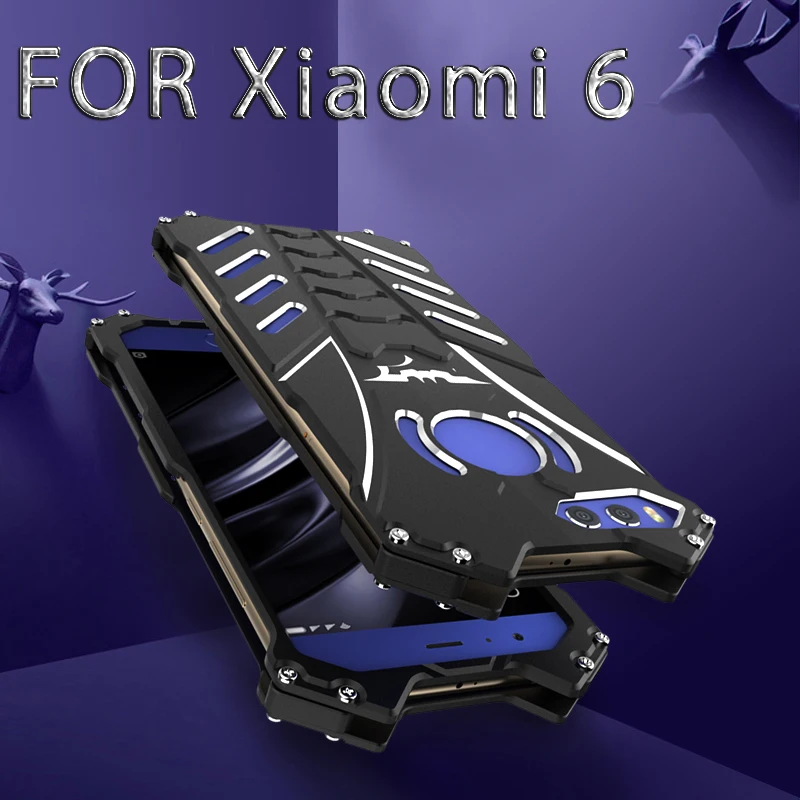 Luxury R-Just Batman Metal Armor Case For Xiaomi Mi 5 MAX 5S Plus Note 2 5C 6 in 1 Aluminum Capinhas Back Cover | Мобильные телефоны
