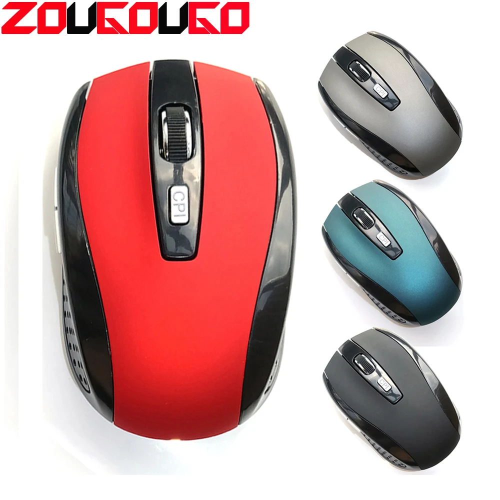 2.4GHz Wireless Gaming Mouse 6 Keys USB Receiver 2000 DPI Gamer Mice For PC Laptop