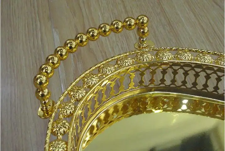 50x30cm Большие размеры дома поставить овальным вырезом золотого цвета