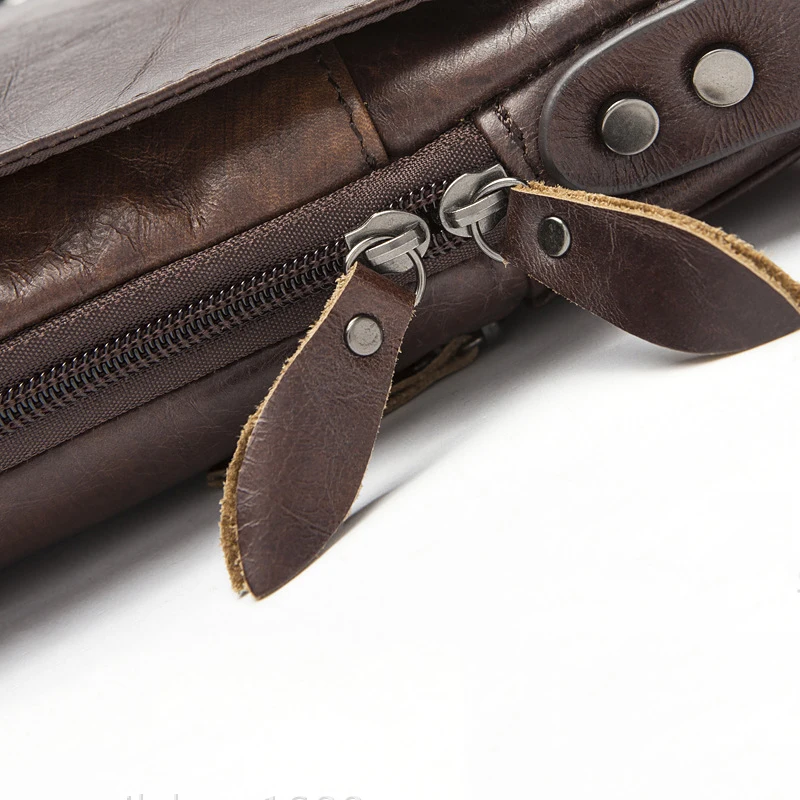 TIANHOO 2018 new Genuine leather man bag mini messenger bags cowwide crossbody shoulder fack designer totes |