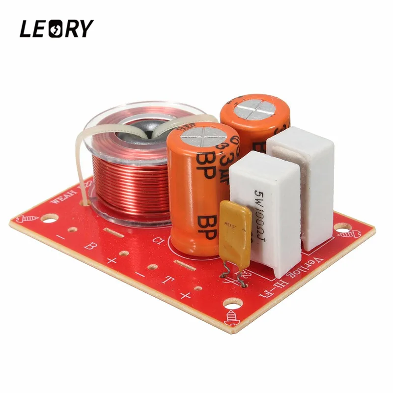 LEORY 2 Way Hi-Fi аудио динамик разделитель частоты ВЧ бас стерео кроссовер фильтры