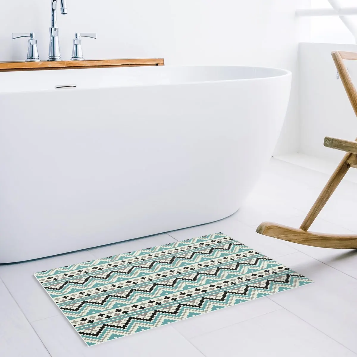 Винтажный богемный декоративный узор коврики для двери кухонный пол ванной