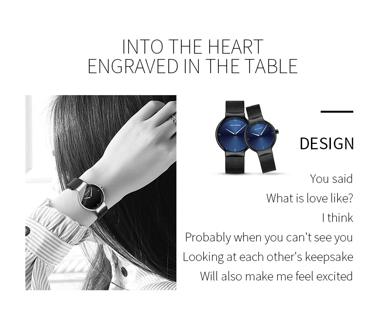 2pcs Couple Watch Men Women Waterproof Business Wristwatch Lovers Quartz Watches BELUSHI Mesh Steel mannen horloge Gifts