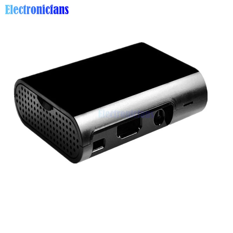 2 шт. для Raspberry Pi 3 Model B Plus & черный чехол Корпус Коробка ABS коробка|pi 3|pi 2pi model b |