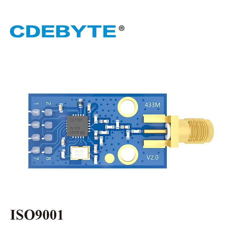 E07-M1101D-SMA CC1101 433mhz 100mW SMA Antenna uhf Wireless Transceiver Dip 433 MHz Transmitter and Receiver rf Module