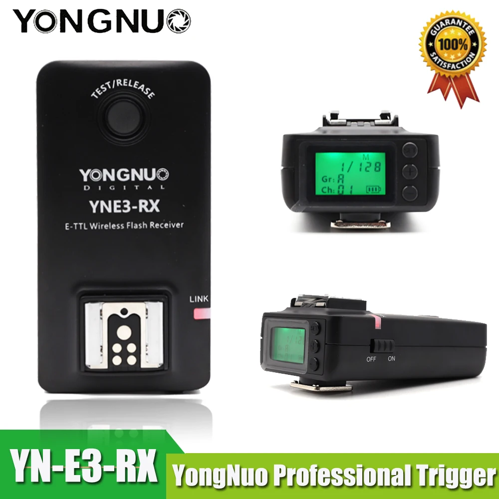 YONGNUO YN-E3-RX YNE3 RX e-ttl беспроводной приемник вспышки для YN568EX II YN565EX YN600EX-RT Canon 580EX 600EX-RT