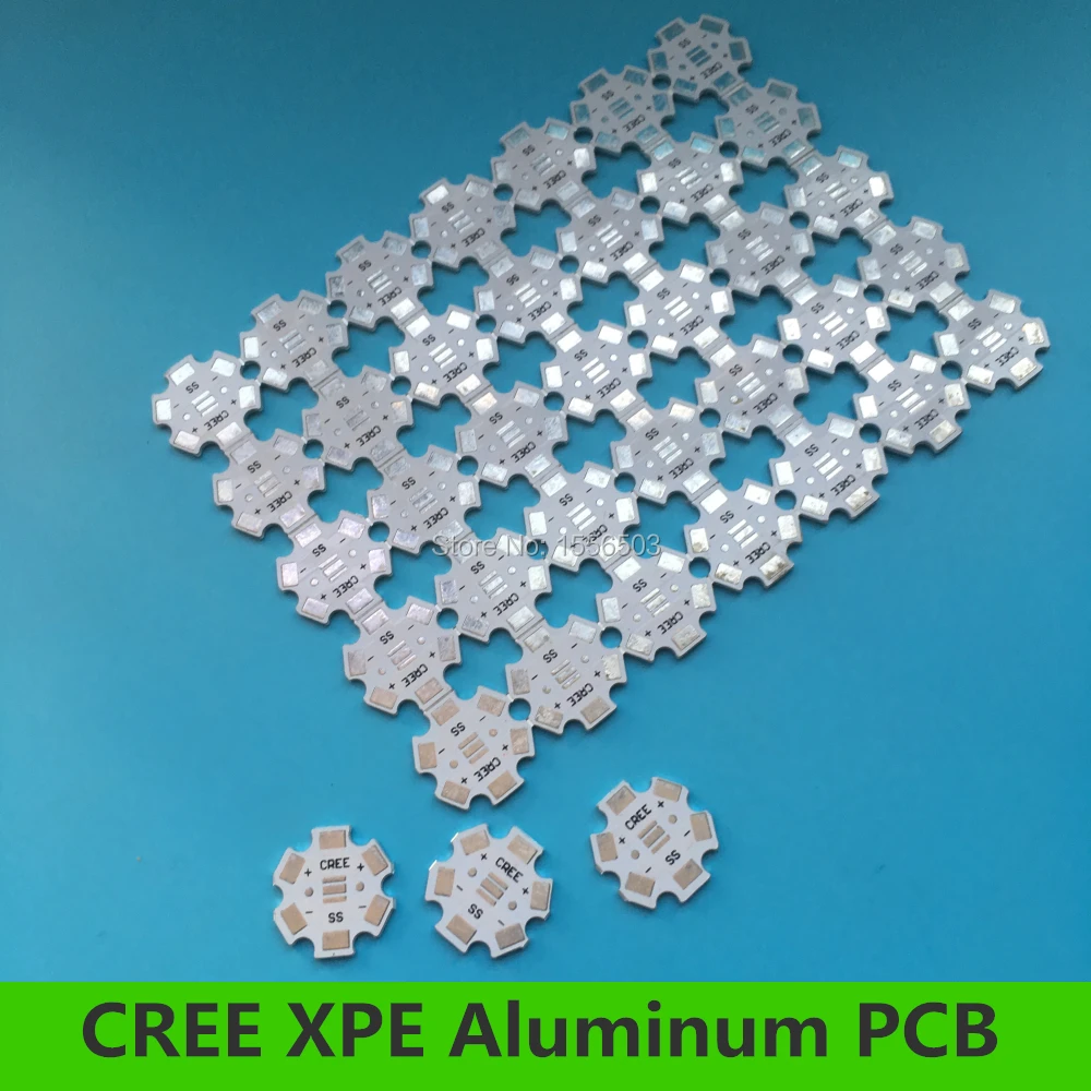 100 шт. CREE XPE 3535 светодиодсветодиодный алюминиевая печатная плата 1 Вт 3 светодиод