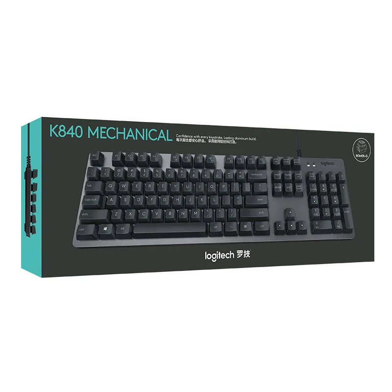 Новая Проводная игровая механическая клавиатура Logitech K840 для ПК ноутбука