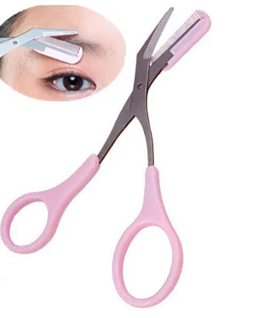 New Portable Pro Tinkle Eyebrow Razor Trimmer Shaper Shaver Hair Remover Set Sharp For Make Up Kit Stainless Steel Cutting | Красота и