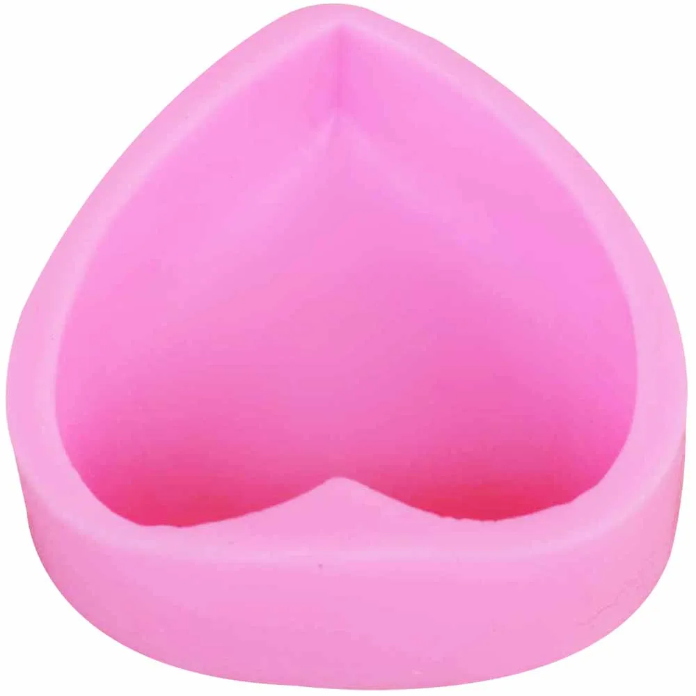 Формочки для свечей в форме сердца M873 формочки мыла силиконовые выпечки на кухне