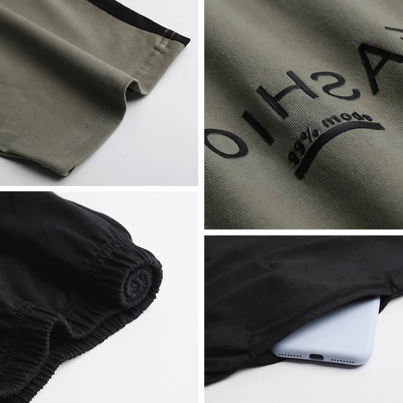 Пижамы мужские хлопковые Модные мужские пижамы с короткими рукавами трусы ArmyGreen Обычная стильная Домашняя одежда хлопок пижамы плюс размер