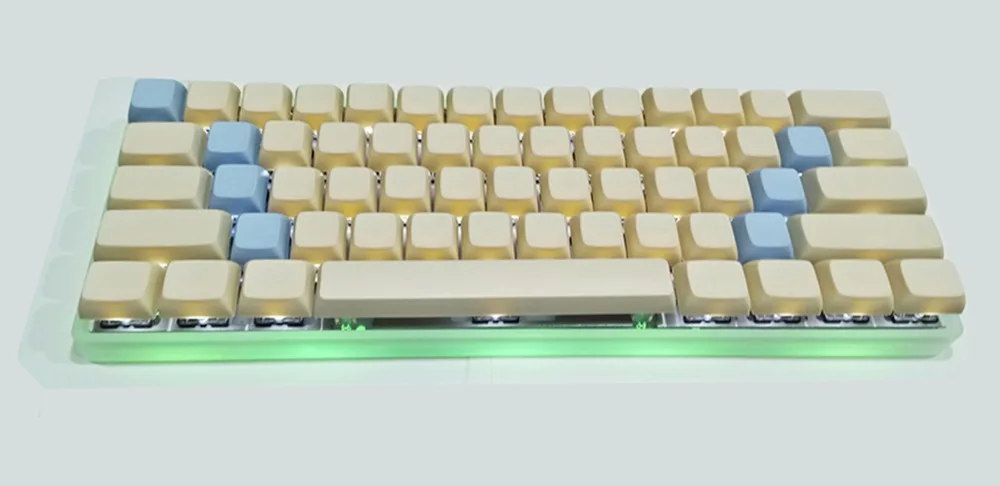 GH60 DIY Матовый Акриловый чехол с ЧПУ корпус с ЧПУ пластины PCBA стабилизаторы для 60% мини механическая клавиатура