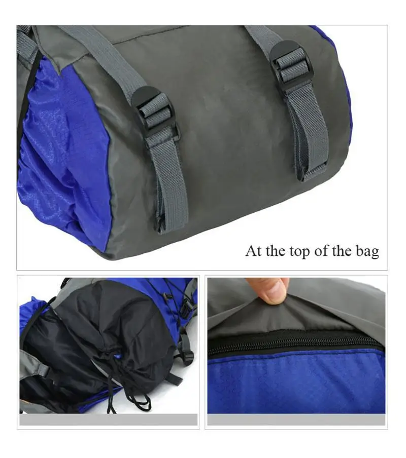 60L мужской Большой Вместительный рюкзак дорожные сумки сумка для багажа дорожная