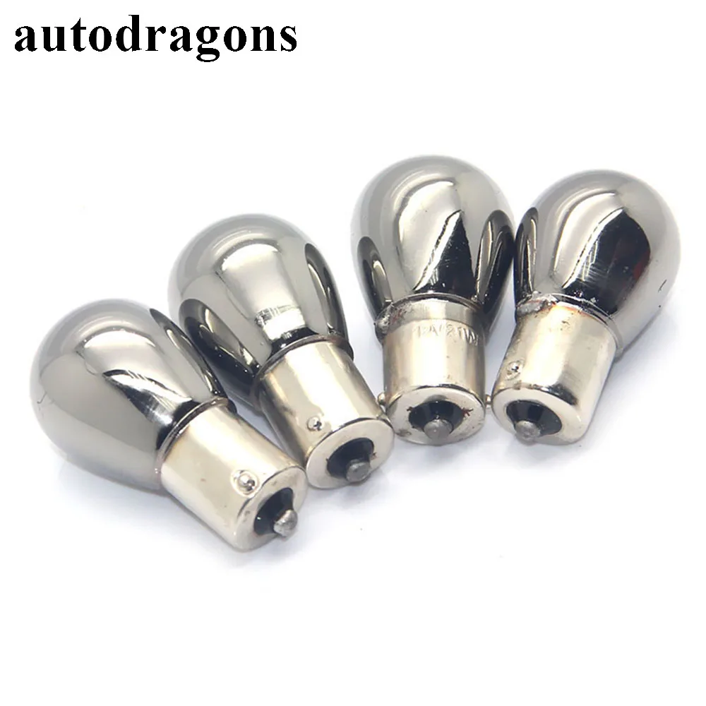 Автомобильные драконы 10x хром P21/5 Вт PY21W серебро 581 12 В BAU15S индикатор сигнальные