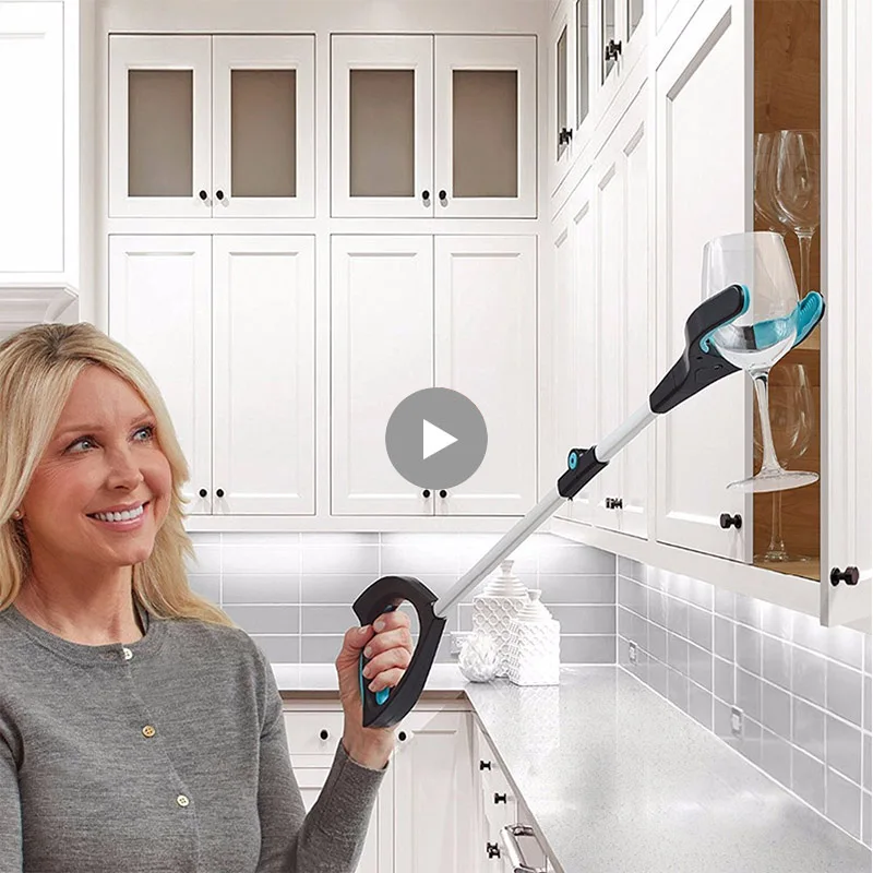 Полезная многофункциональная резиновая рукоятка для мусора крючки инвалидов