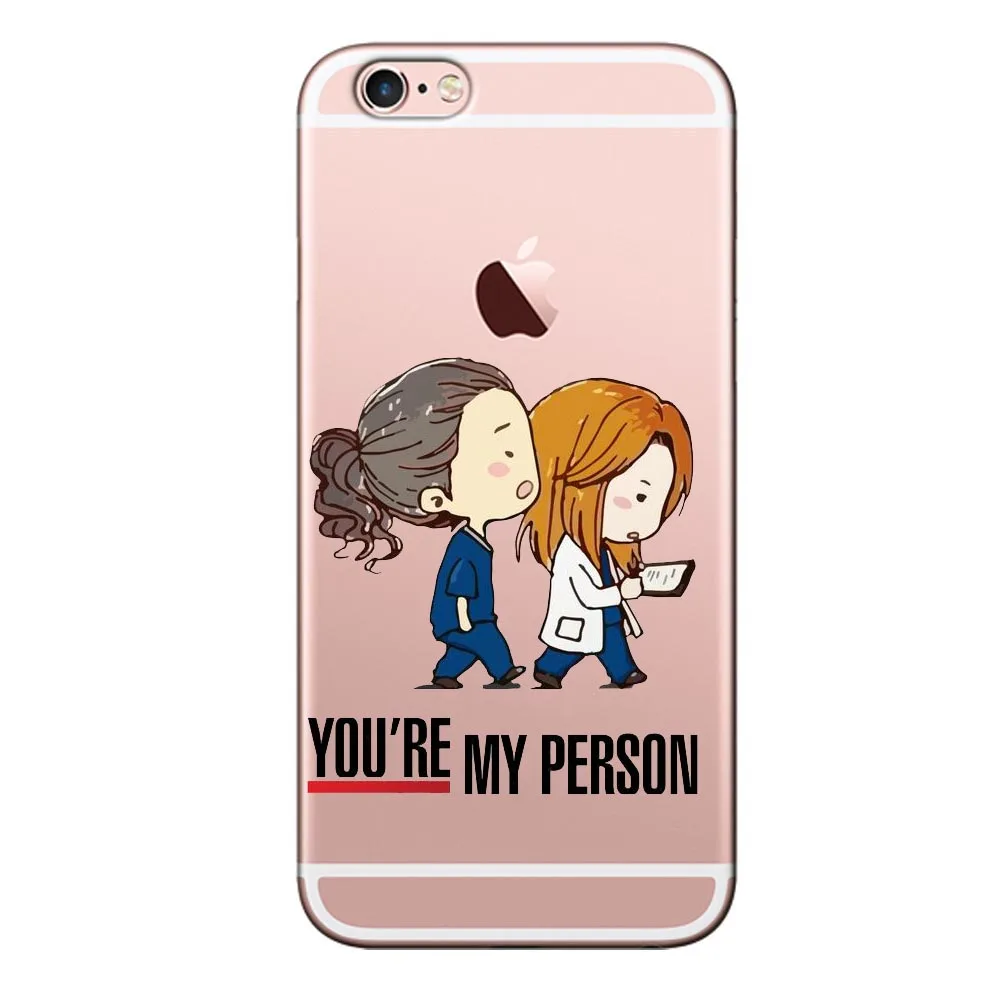 Мягкий силиконовый чехол из ТПУ с рисунком героев мультфильма You Are My Person для iPhone 11