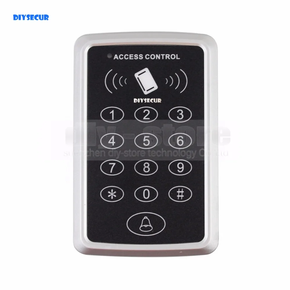 DIYSECUR 125 кГц пароль клавиатуры RFID ID карты бесконтактный считыватель доступа