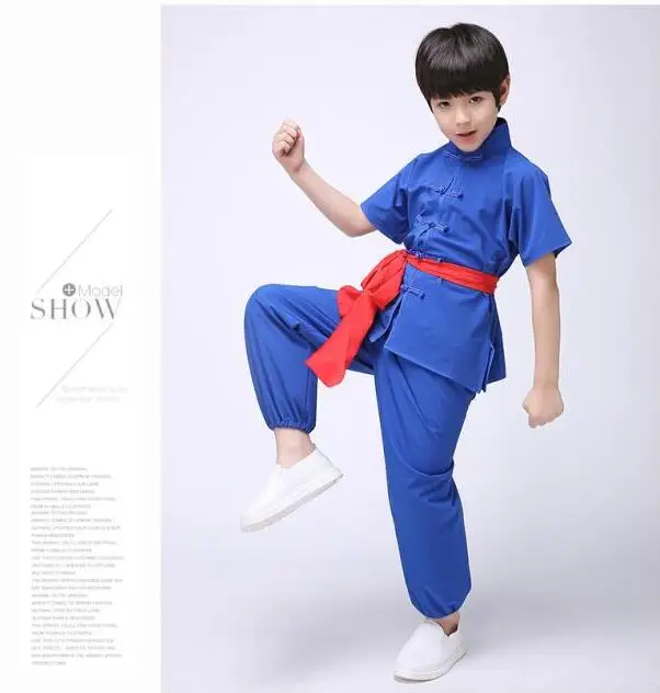 Новый дизайн одежда Tai Chi костюм для выступлений кунг фу Униформа мальчиков