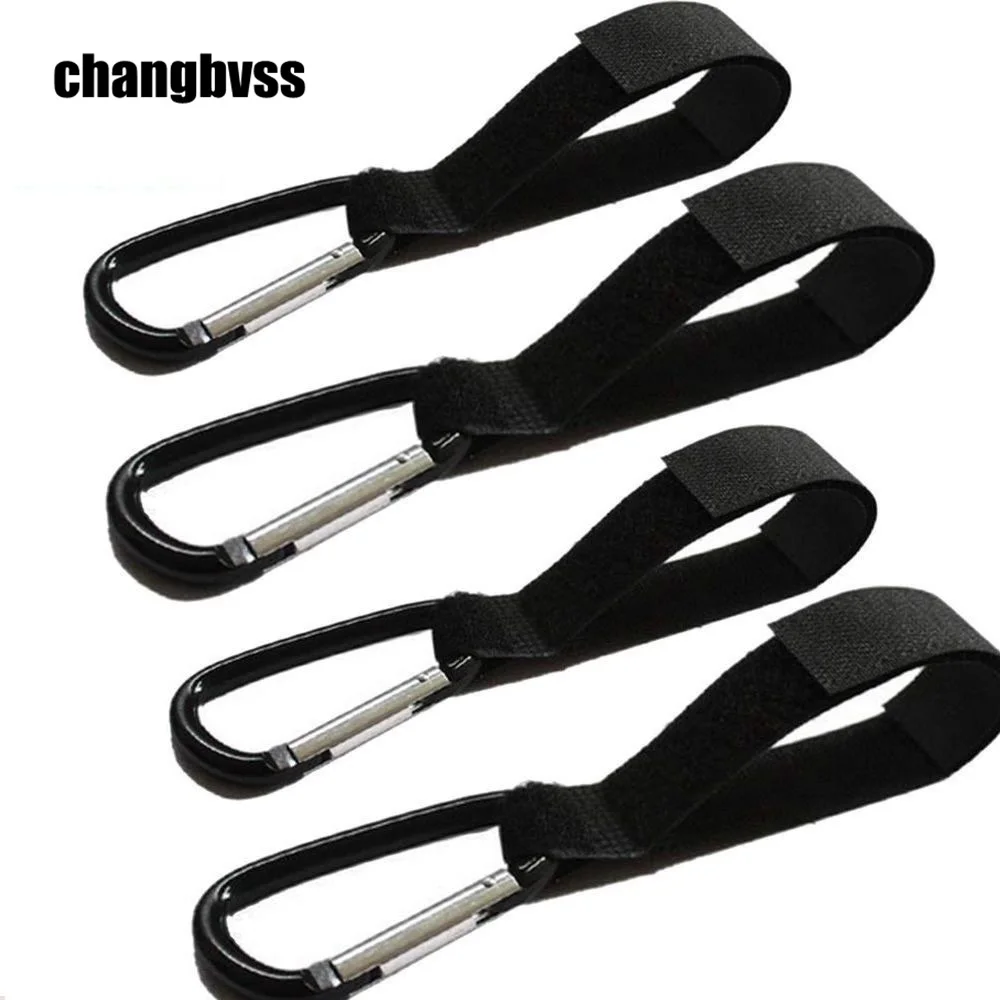 

4pcs/lot Pram Stroller Poussette Hook Universal Mommy Buggy Clip Shopping Bag Holder Stroller Accessories Buggy Hook Clips