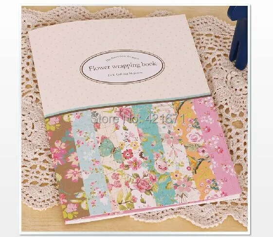 2015 exclusive diy Gift Wrapping Book 16sheets/set geometric symmetrical pattern Scrapbooking Paper pack Set origami paper craft | Дом и сад