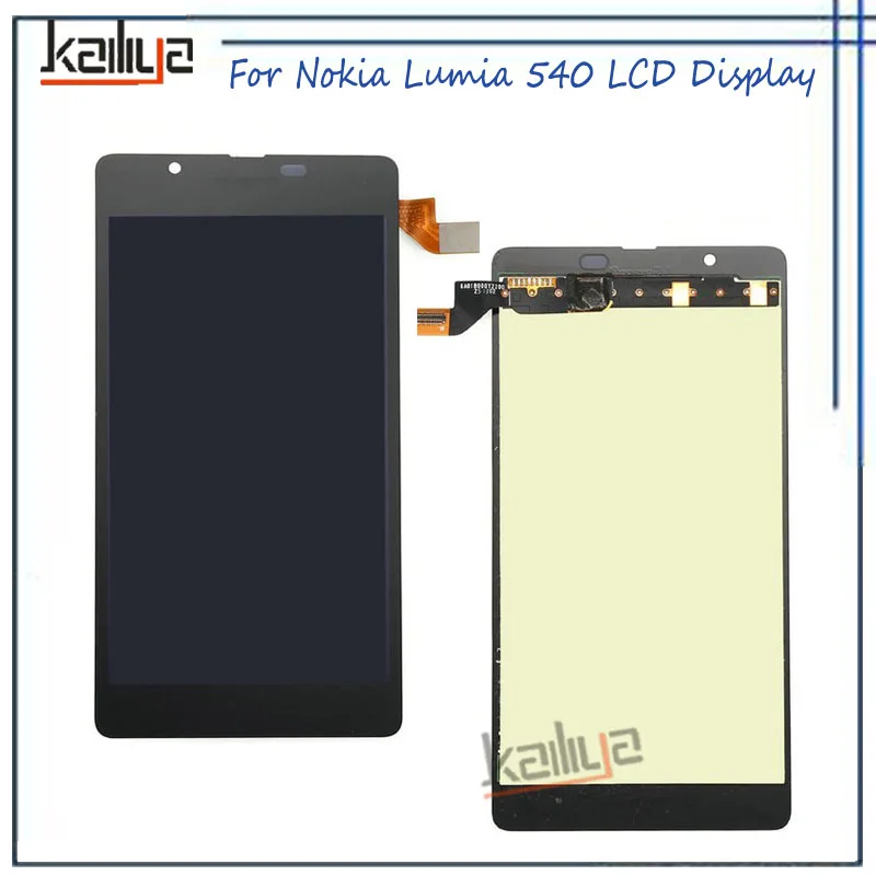 Новый для Nokia Lumia 540 ЖК-дисплей + 5 0 дюймов черный Сенсорный экран дигитайзер сборка