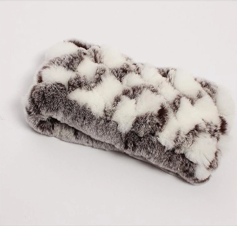 Настоящий мех кролика головные уборы шляпы натуральные вязаные меховые из