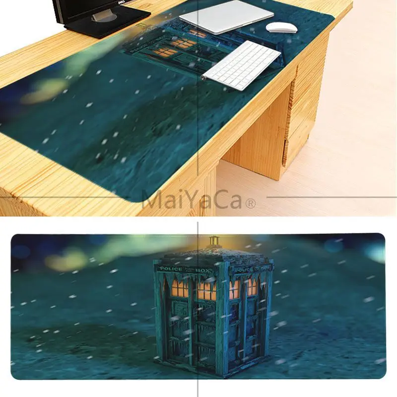 MaiYaCa Подарочный коврик для мальчика Tardis Box Doctor who прочный резиновый мыши с