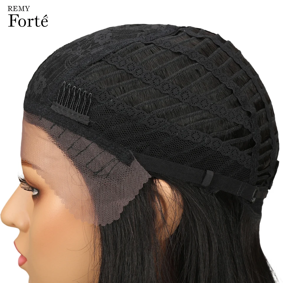 Парики из натуральных волос Remy Forte прямые парики 100% бразильские волосы remy цветные