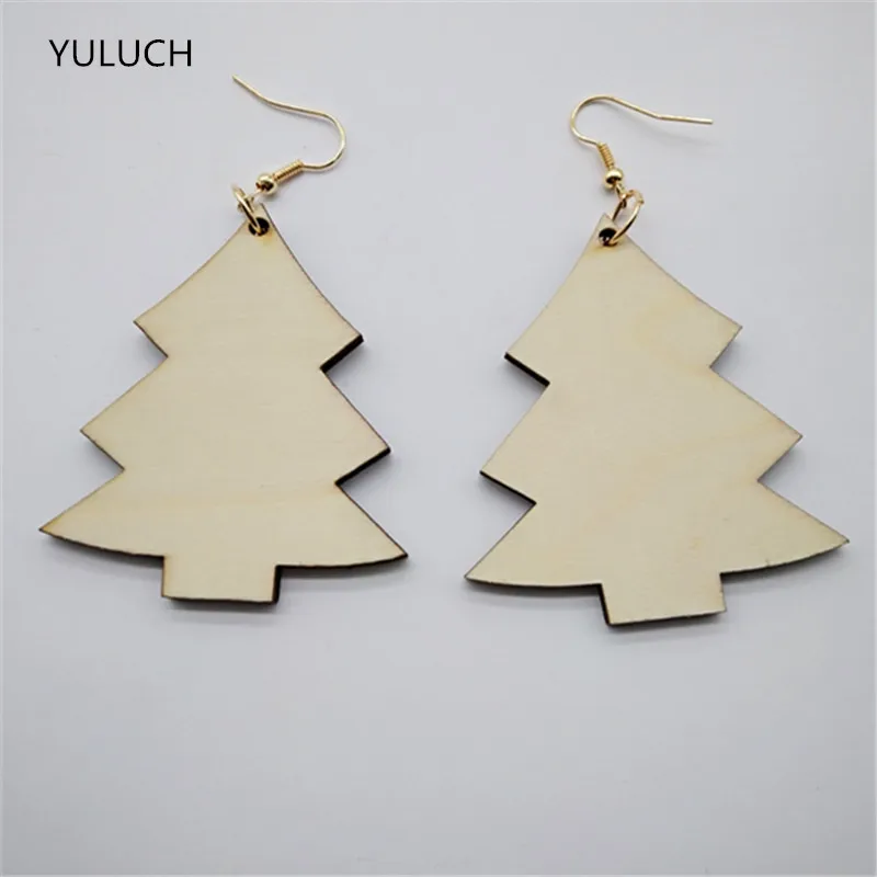 Хорошего качества африканские необработанные серьги в виде листиков