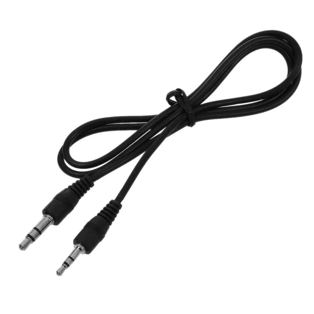 Кабель адаптер HFES 2 5 мм с штекером на 3 черный 55 см|3.5mm male|audio cable male malecable |