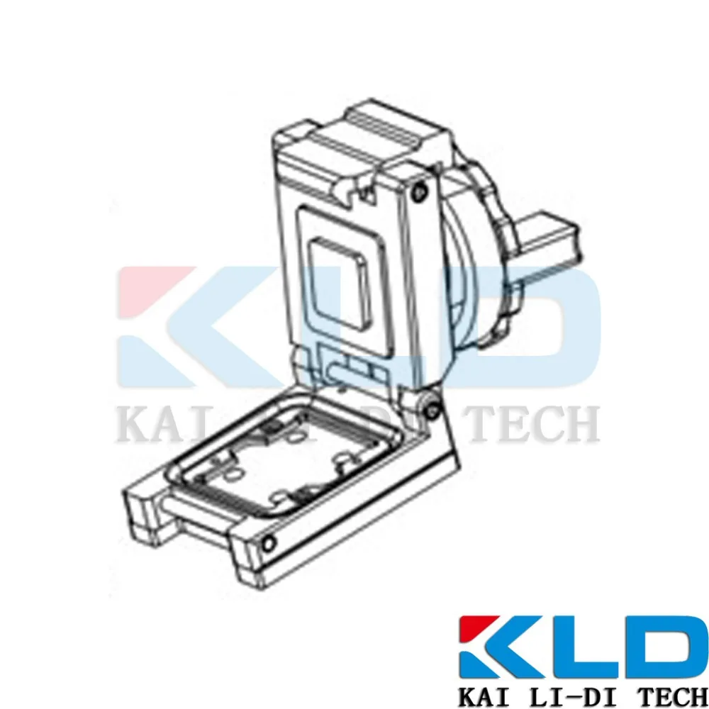 

LPDDR2-168 SDRAM test socket/jig/fixture excellent performance,torlon,durable,easy operating for Phone PAD IPTV PCBA function