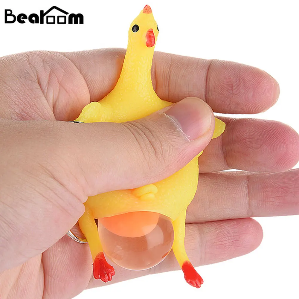 Bearoom Squishy курица откладывающая яйца Squishes Новинка кляп снятие стресса игрушечные