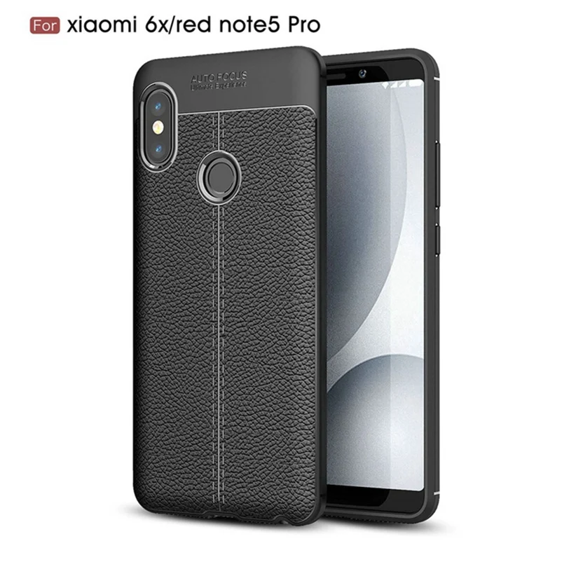 WhaY чехол для Xiaomi Redmi Note 5 Pro Чехол Мягкий силиконовый Кожаный противоударный