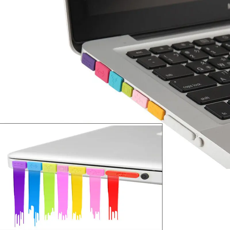Резиновая Пылезащитная заглушка USB разъем для защиты от пыли MacBook Air 11 13 A1398 A1465