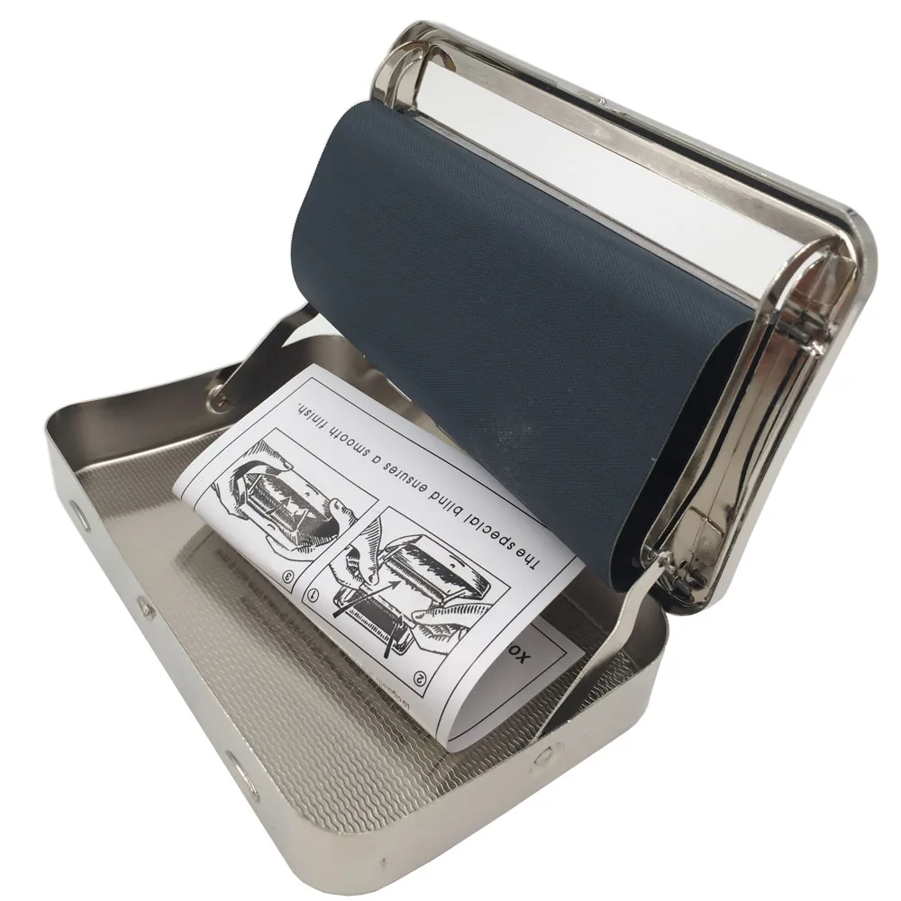 110 мм Ручная сигарета машина для прокатки табака коробка сигар металлическая