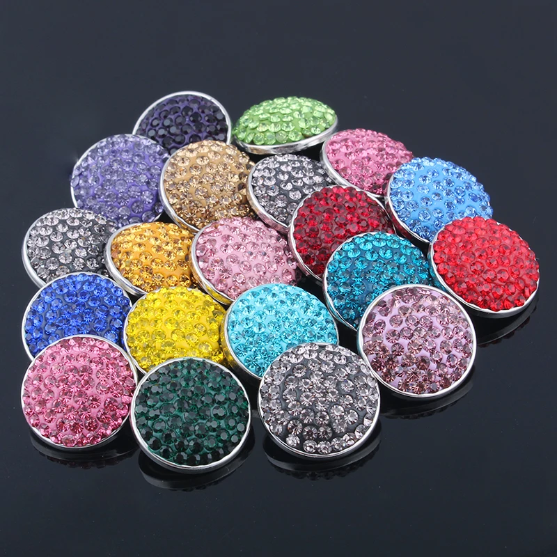 2 шт./лот DIY 20 мм оснастки пуговицы украшения аксессуары Глина горный хрусталь