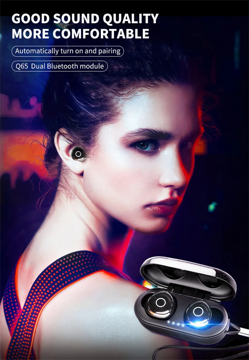 B1ty наушники вкладыши TWS Bluetooth 5 0 Беспроводной 3D стерео звук с двойной микрофон и