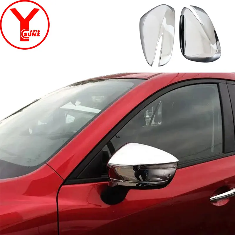 Хромированный чехол на зеркало заднего вида для Mazda cx5 cx 5 2013 2017 чехлы стайлинга